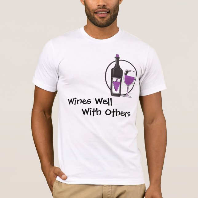 Weine mit anderen T-Shirt (Vorderseite)
