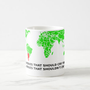 Weine nicht um mich Argentinien Lustiger Becher Kaffeetasse