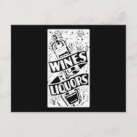 Weine und Liquors weiß
