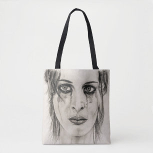 Weine - Zeichnend in Bleistift Tasche