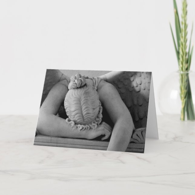 Weinen-Engel Karte (Vorderseite)