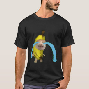 weinende Bananenkatze T-Shirt