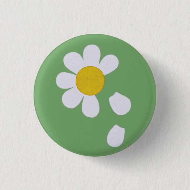 Weinende Blume Button (Vorderseite)