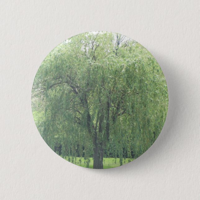Weinende Weide Button (Vorderseite)