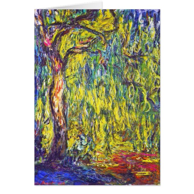Weinende Weide Claude Monet (Vorne)