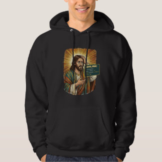 weinender Jesus Syntaxfehler Codierung Programmier Hoodie