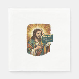 weinender Jesus Syntaxfehler Codierung Programmier Serviette