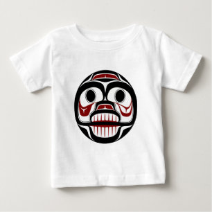 Weinender Schädel Nordwestpazifikküste Haida Baby T-shirt