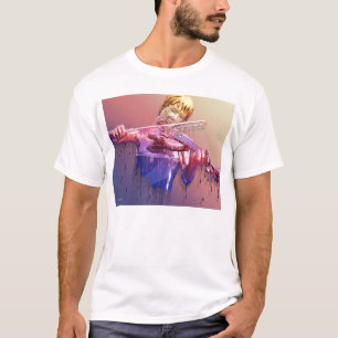 Weinender Violinen-T - Shirt