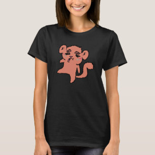 Weinendes Monkey-Frauen-Shirt T-Shirt