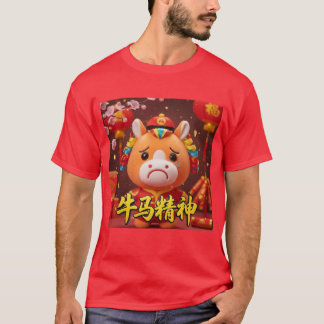 Weinendes Pferd: Lunar New Year T-Shirt