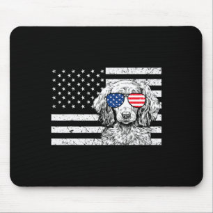 Weiner Dog 4. Juli US-amerikanische Flagge Patriot Mousepad