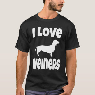 Weiner Dog Owner Dackel Mama Vater I Liebe Weiner T-Shirt