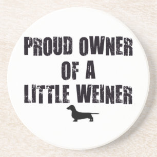 Weiner Dog Proud Eigentümer Untersetzer