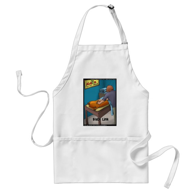 Weiner Massage alias Backlink Funny Gifts & Cards Schürze (Vorne)