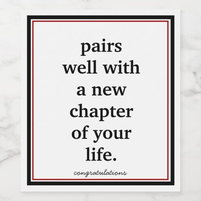 Weinetikett (Einzelnes Label)