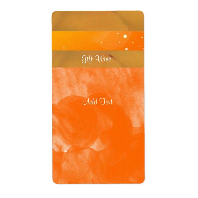 WEINETIKETT: Geschenkgutschrift nach Maß (Vorne)