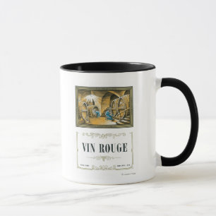 Weinetikett Vin Rouge - Europa Tasse