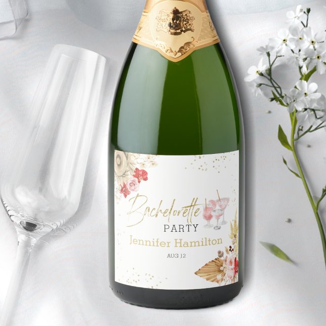 Weinetiketten | Bachelorette Boho Cocktail (Von Creator hochgeladen)