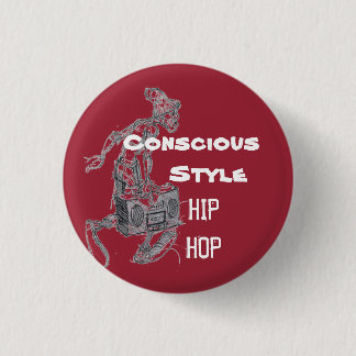 Weinfarbe bewusste Art-angesagter Hopfenknopf Button