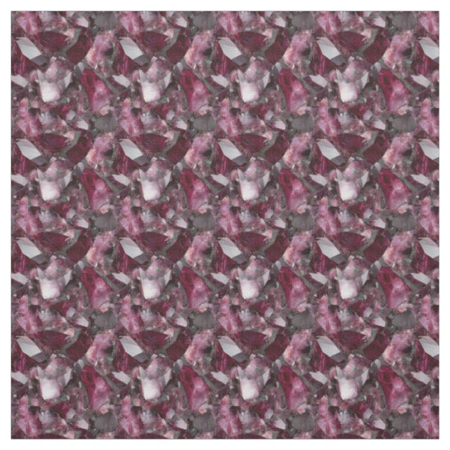 Weinfarbene Edelsteine Stoff (Muster)