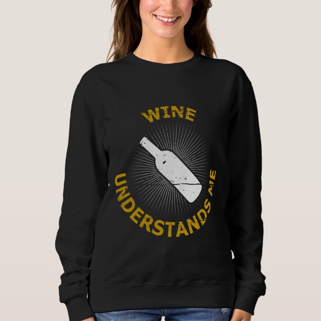 Weinflasche 94 sweatshirt (Vorderseite)