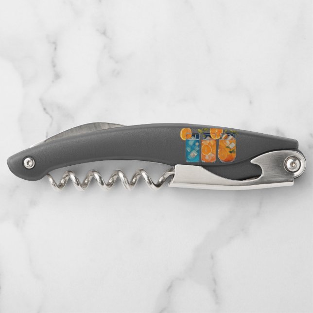 Weinflasche Kellnermesser (Rückseite)