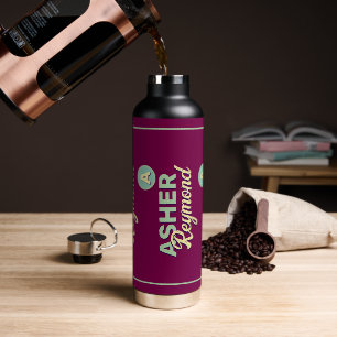 Weinflasche mit Name Trinkflasche