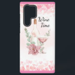Weinflasche und Weinglas Weinlese Weinzeit Samsung Galaxy Hülle<br><div class="desc">Weinflasche und Weinglas Weinlese Weinzeit</div>