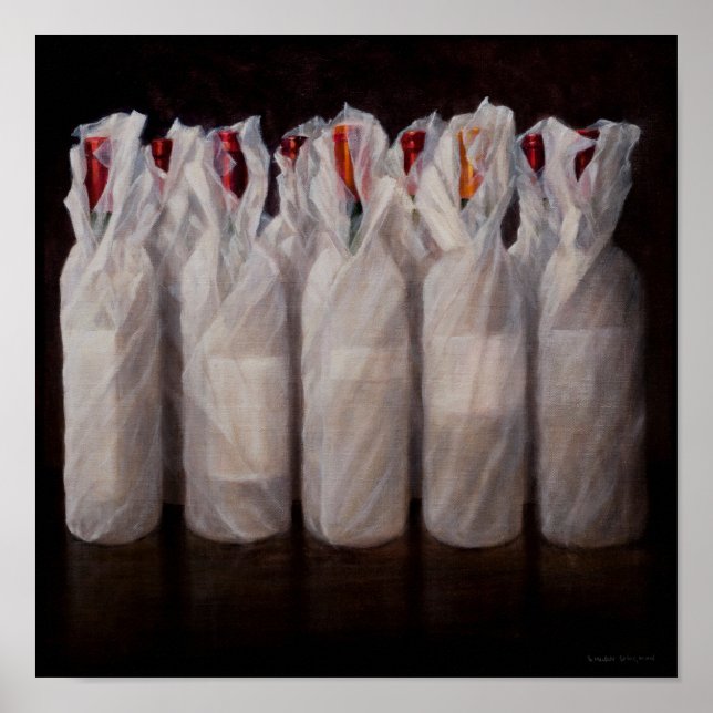 Weinflaschen 2010 poster (Vorne)