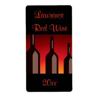 Weinflaschen, hausgemachte Weine