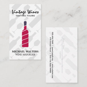 Weinflaschen-Logo   Wein Visitenkarte
