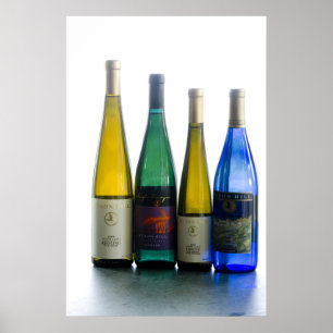 Weinflaschen Poster