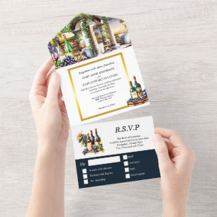 Weinflaschen Weinberg Wein Weinflaschen Weintraube All In One Einladung