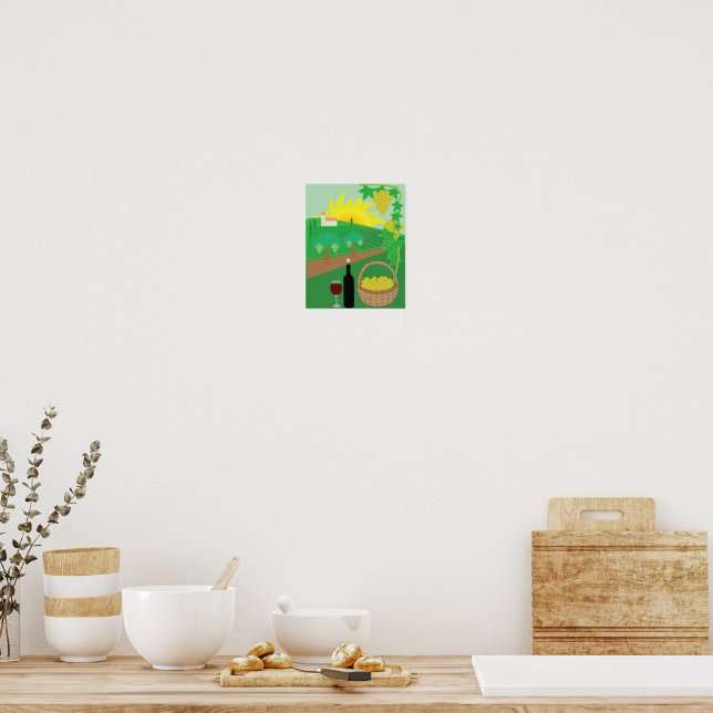 Weingarten Poster (Küche)