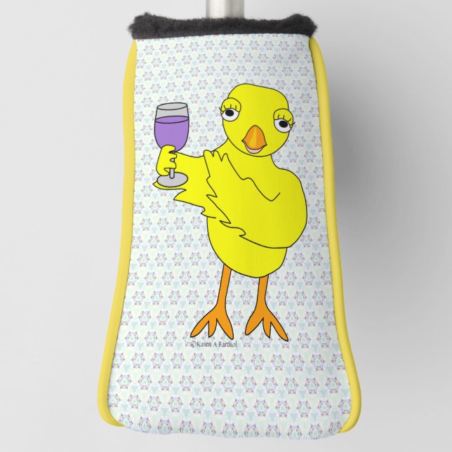 Weinglas Chick Golf Headcover (Rotieren 90)