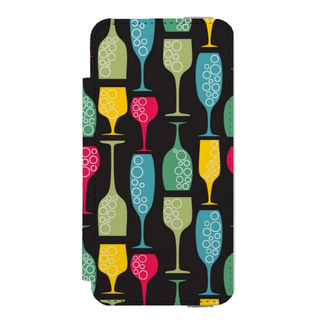 Weinglas Incipio iPhone Geldbeutel-Hülle (Folio Vorderseite)