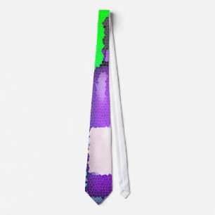 Weinglas und Flasche: Buntglas Krawatte