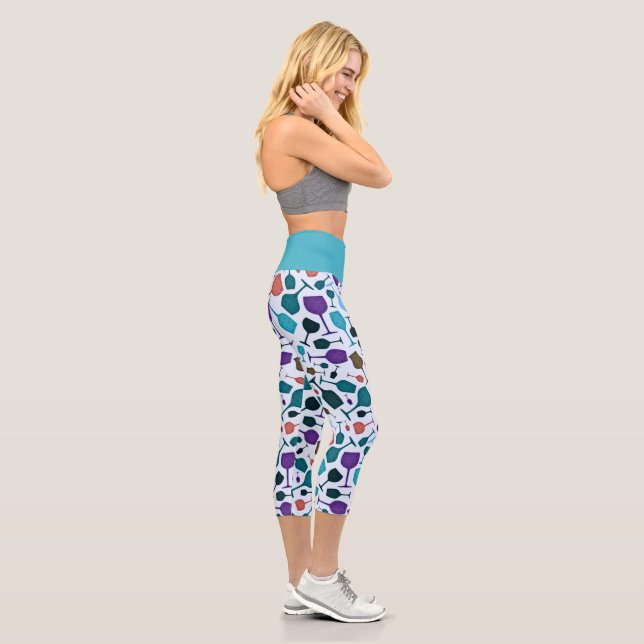 Weingläser! Capri Leggings (Rechts)