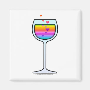 WEINGLASMAGNTE MAGNET