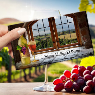 Weingut oder Weinbergs Wein Thema Geschäftskarte Visitenkarte