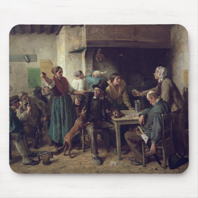 Weinhandlung Montag, 1858 Mousepad (Vorne)
