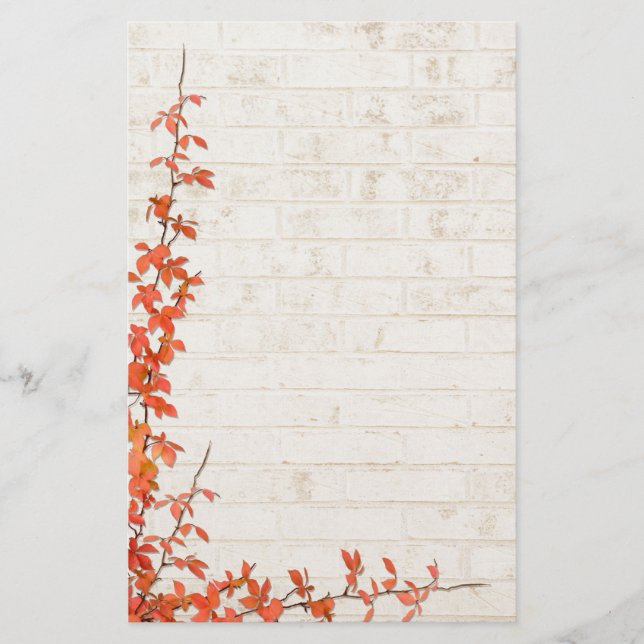 Weinhochzeit im Herbst Briefpapier (Vorderseite)