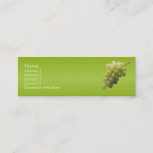 Weinkarte Mini Visitenkarte