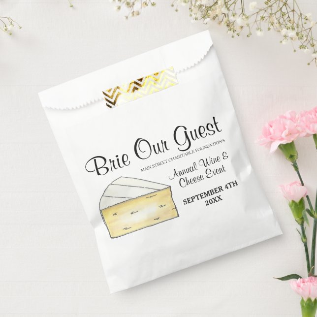Weinkäsesorten Cocktail Party Brie Unser Gast Geschenktütchen (Versiegelt)