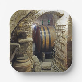 Weinkeller Cocktailplatte Pappteller