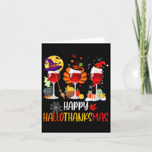 Weinkeller Halloween Erntedank Weihnachtsfest Happ Karte