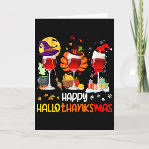Weinkeller Halloween Erntedank Weihnachtsfest Happ Karte