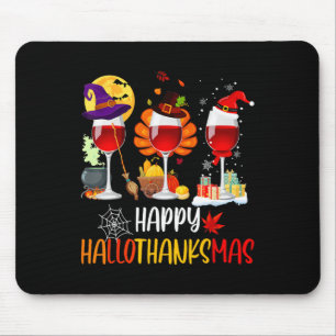 Weinkeller Halloween Erntedank Weihnachtsfest Happ Mousepad