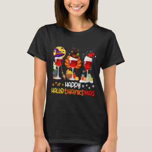 Weinkeller Halloween Erntedank Weihnachtsfest Happ T-Shirt